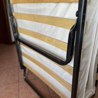 Letto pieghevole 80 x 190 cm, con materasso