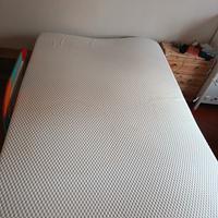 Topper in memory foam per materasso 140x200cm