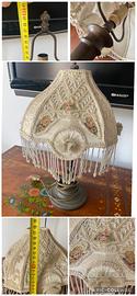Lampada da tavolo vintage stile vittoriano
