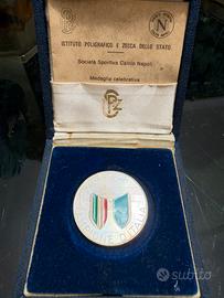 Medaglia Argento Napoli Campione d'Italia