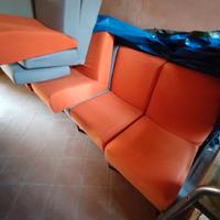 10 poltroncina modello discoteca senza braccioli.