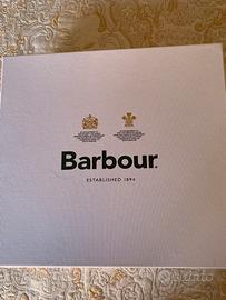 Sciarpa e cappello lana verde Barbour