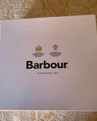 Sciarpa e cappello lana verde Barbour