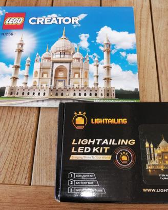 Lego 10256 Taj Mahal usato + luci led