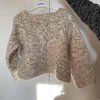 Maglione panna di lana pesante