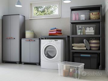 Keter Armadio Alto Stilo, 3 Ripiani Regolabili