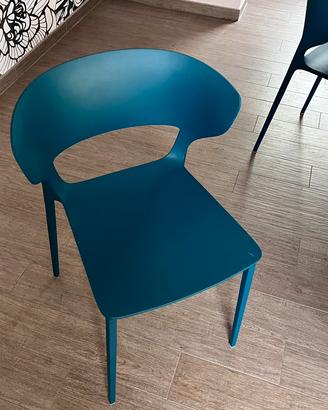 4 Sedie di design Desalto Koki – originali