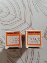coppia valvole Siemens E83CC  			