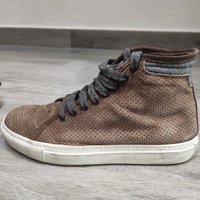 Sneakers alte in pelle Eleventy