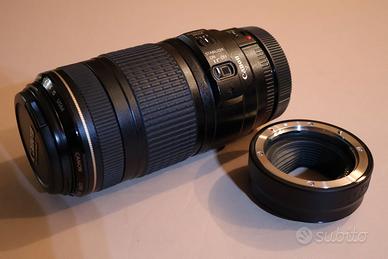 Canon 70-300 IS USM + adattatore EF-EOS R + filtri
