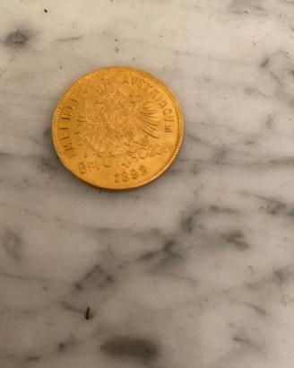 Marengo oro  8 fiorini austriaco