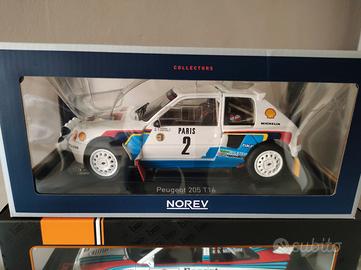 modellino 1 18 norev Peugeot 205 t16 evo 1