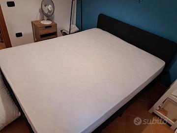Struttura letto e materasso Dorelan come nuovi