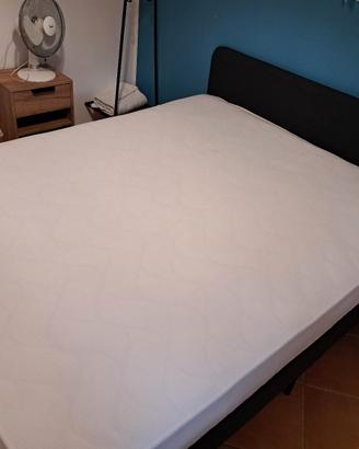 Struttura letto e materasso Dorelan come nuovi