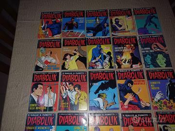 Giornaletti Diabolik vintage.