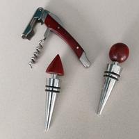 tris accessori per vini ecc.