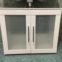 Mobile per bagno sotto lavandino con ripiano