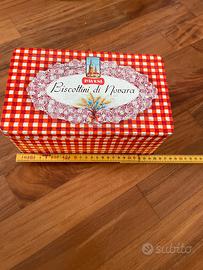 Originale latta biscotti Pavesi, anni 50.