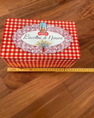 Originale latta biscotti Pavesi, anni 50.