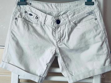 Pantaloncini jeans bianco donna “Replay”  42(29)