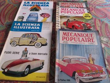 5 RIVISTE d'AUTO 1954-55