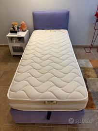 Letto singolo LAGO contenitore 80x200 + materasso
