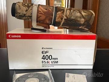 Teleobiettivo Canon EF 400 F5/6 L
