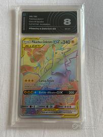 Pikachu e Zekrom GX Arcobaleno Secret Rare 184/181