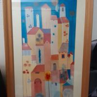 Quadro Giuliana Lazzerini "Torri di San Gimignano"