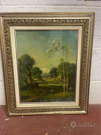 DIPINTO SFONDO PAESAGGIO