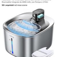 Fontanella in acciaio inox per cani/gatti