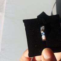 Anello in argento con zaffiro kanchanaburi