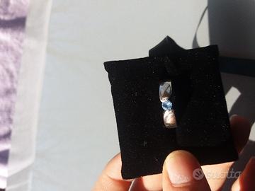 Anello in argento con zaffiro kanchanaburi