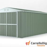 Box garage auto in Acciaio 327x611 19mq verde