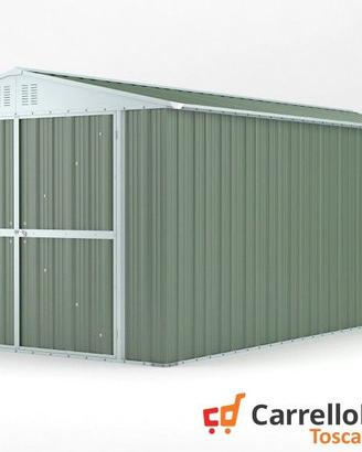 Box garage auto in Acciaio 327x611 19mq verde