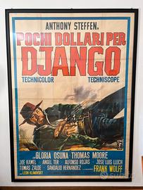 Poster cinema  “POCHI DOLLARI PER DJANGO” 4F