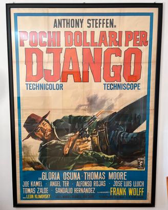 Poster cinema  “POCHI DOLLARI PER DJANGO” 4F
