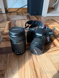 Canon EOS 600D + 18-55 + 55-250 – Kit completo