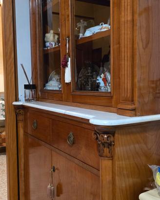 vetrina credenza legno 