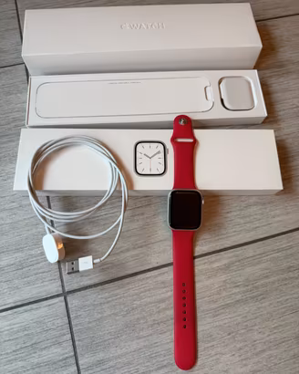 Apple Watch, Series 7, 45 mm Starlight Alu Star Sp