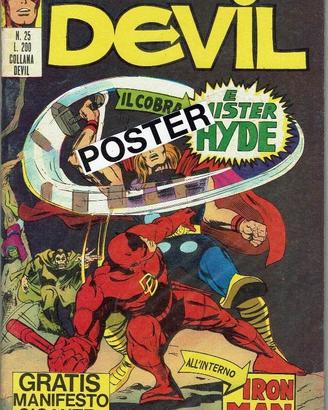 Devil n. 25 Corno CON POSTER Iron Man