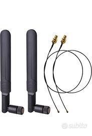 Greluma 2x8dBi 2.4/5/5.8GHz Dual Band WiFi RP-SMA