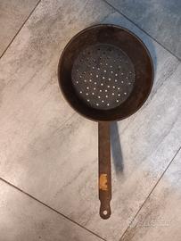 padella caldarroste vintage 