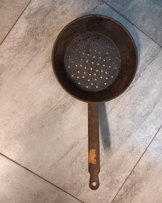 padella caldarroste vintage 