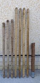 SET PALI DI LEGNO + TUTORE VASI Giardino