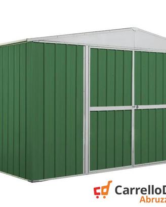 Box in lamiera di Acciaio 360x260cm 9mq verde