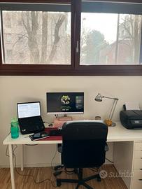 PRENOTATO Piano scrivania con 2 gambe IKEA