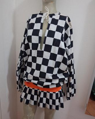 Casacca e gonna carnevale Ivrea Scacchi