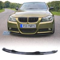 SPOILER LIP BMW E90 E91 05-08 LOOK M NERO LUCIDO