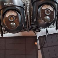 Telecamere wi-fi  con pannello fotovoltaico